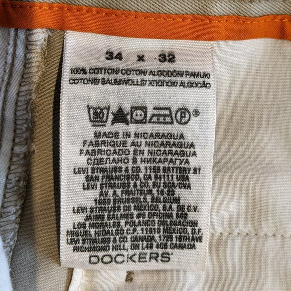 Men’s Tan Docker’s D2 34 x 32 Fair condition! - Picture 8 of 16